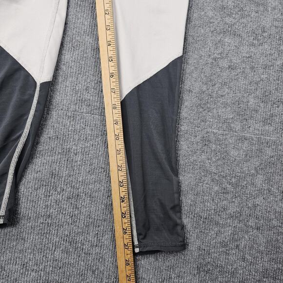 Alo Yoga Leggings Womens Small Gray Colorblock High Waist Yoga Athletic Sheila - Picture 2 of 7
